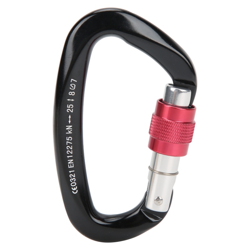 Carabiner Locking D - Mousquetons de sécurité en alliage pour