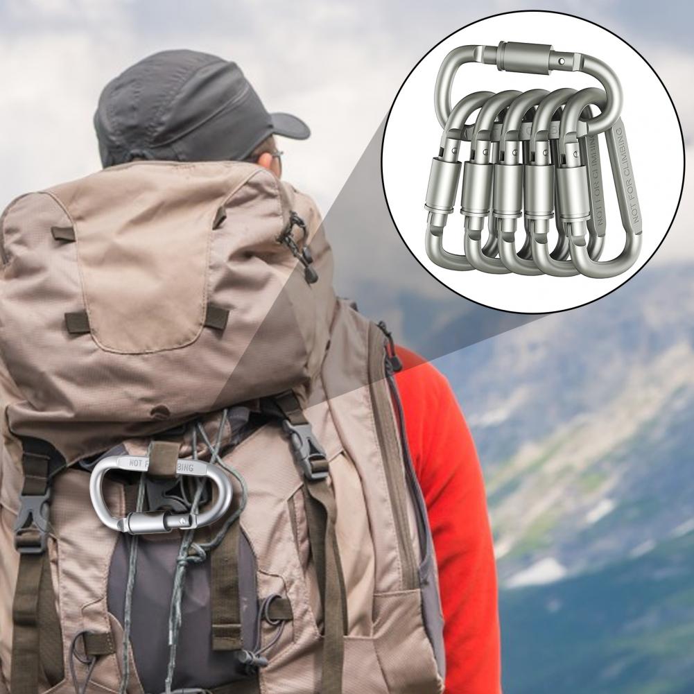 Mousquetons de sécurité pour p - Carabiner Locking D avis et prix
