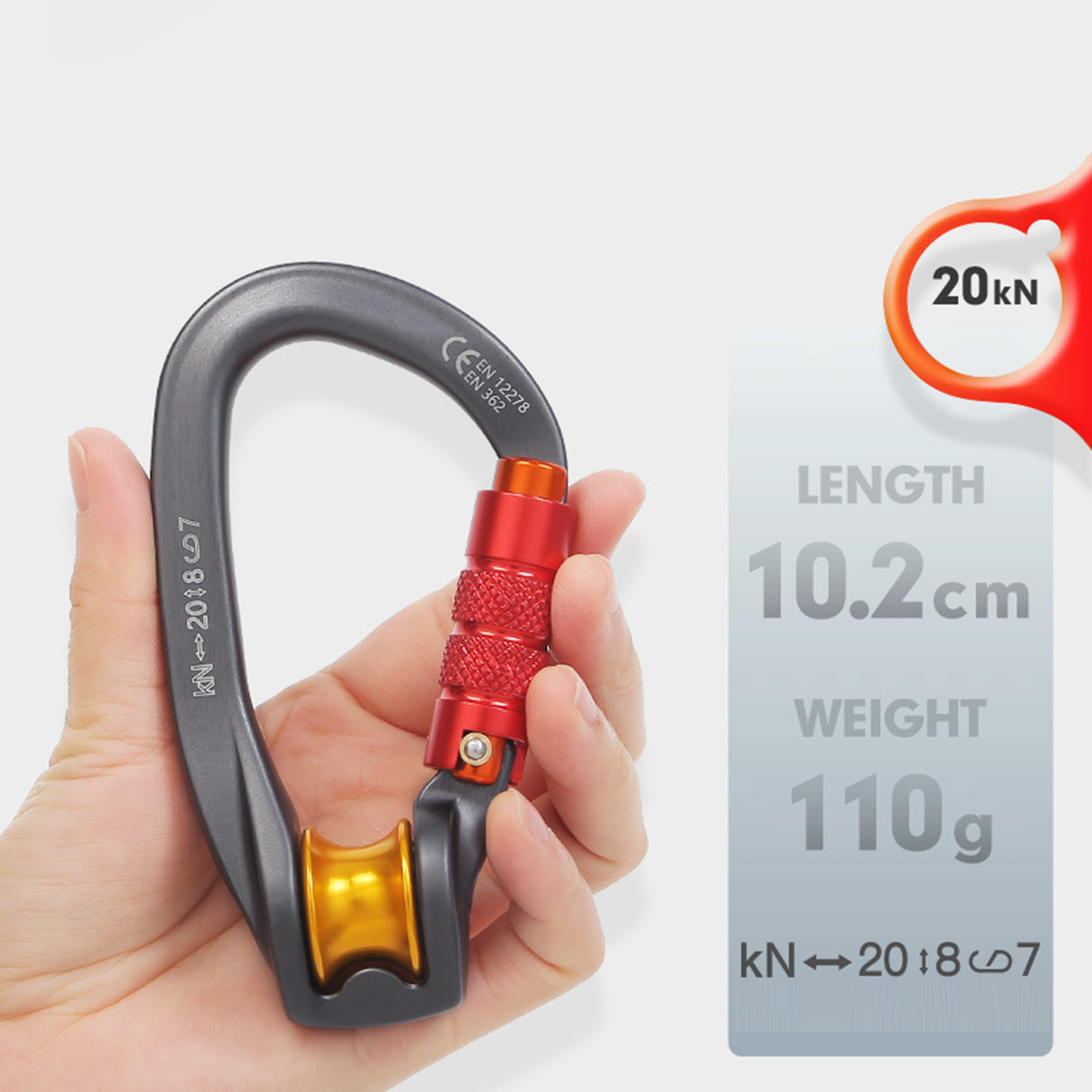 Mousqueton de verrouillage, éq - Carabiner Locking D avis et prix
