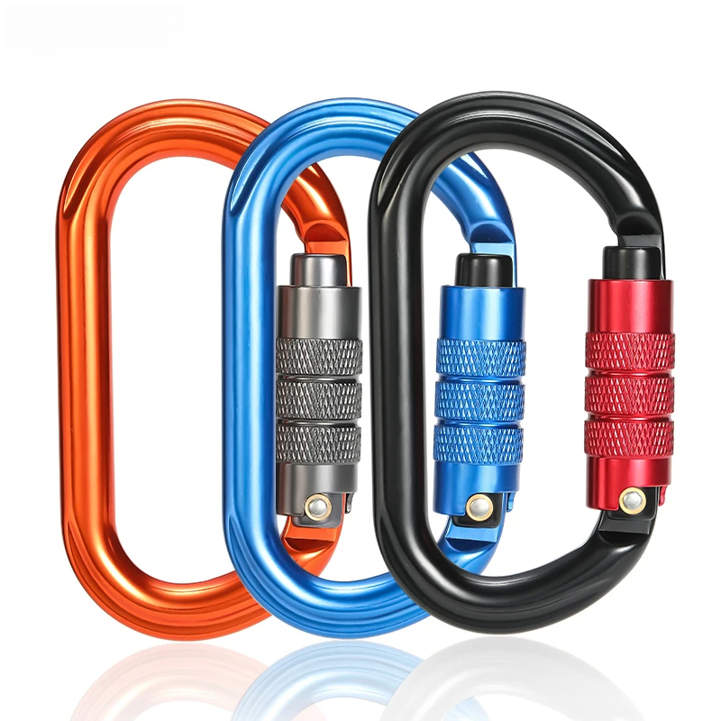 Mousqueton à visser en forme d - Carabiner Locking D avis et prix