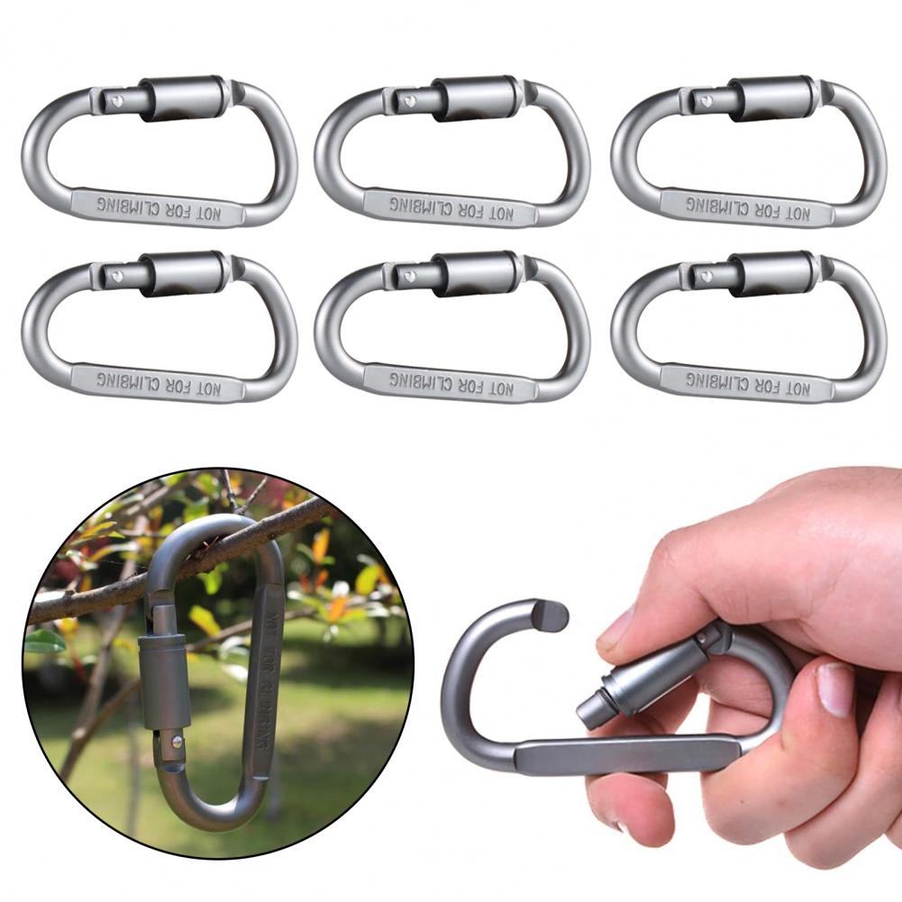 Mini mousquetons 6 pièces, ens - Carabiner Locking D avis et prix
