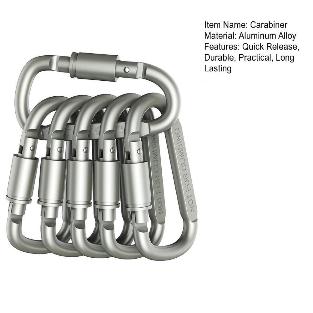 Mini mousquetons 6 pièces, ens - Carabiner Locking D avis et prix
