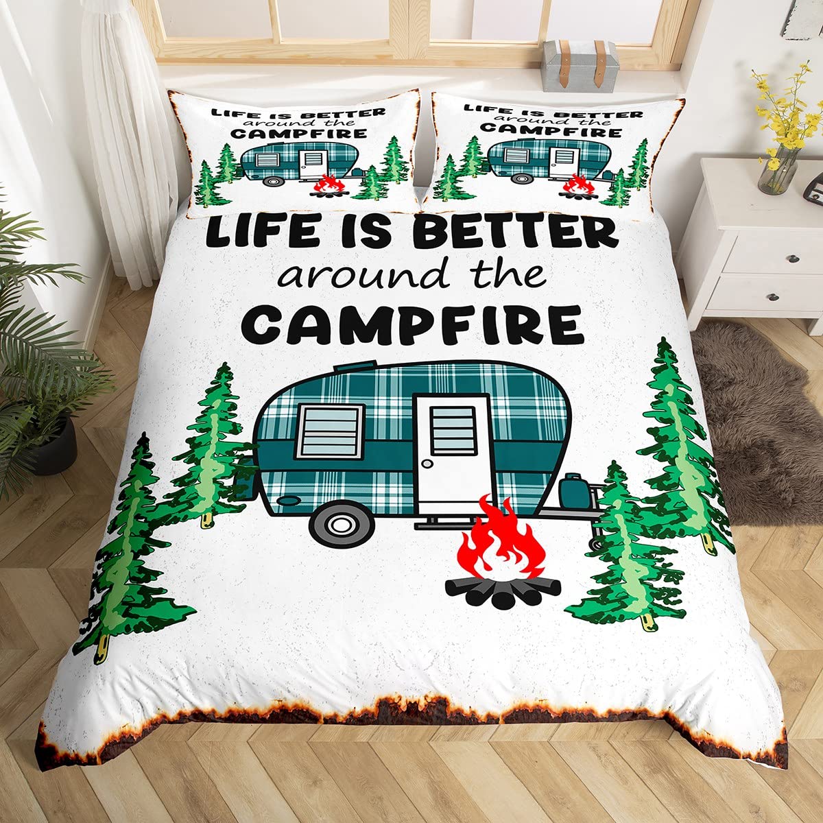 Happy Camping-Juste de couette - Outdoor Adventure America avis et prix