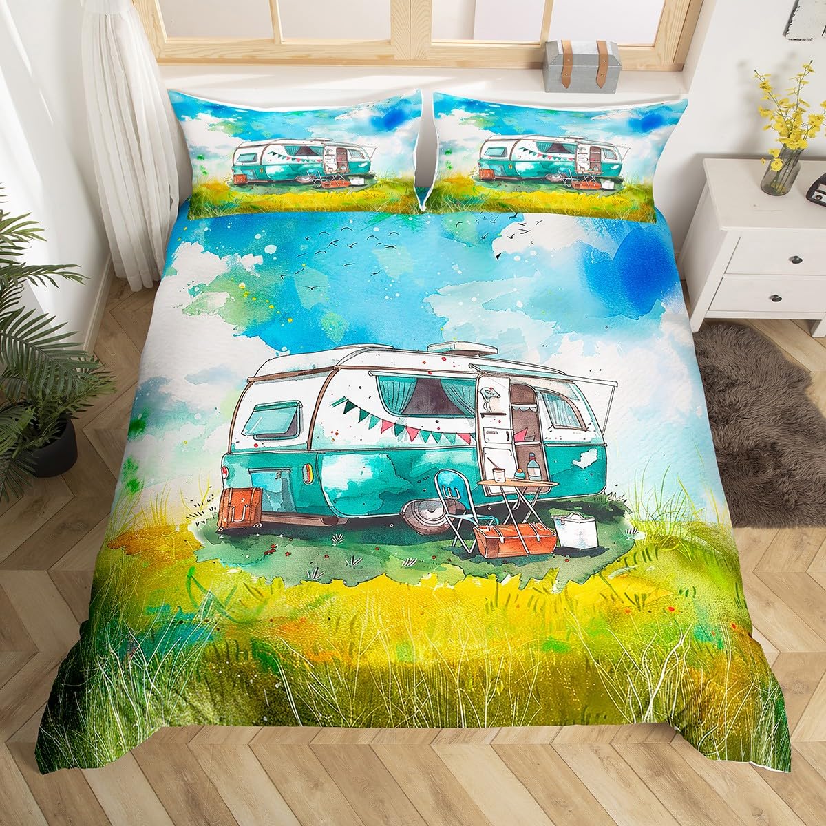 Happy Camping-Juste de couette - Outdoor Adventure America avis et prix