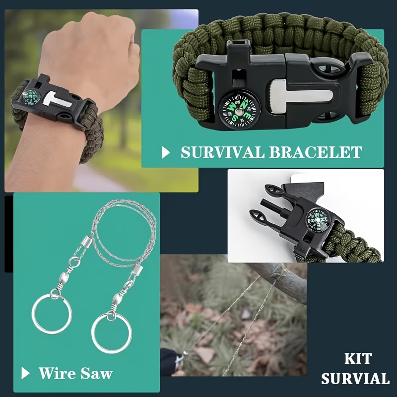 Kit de survie 242 pièces pour  - Outdoor Adventure And Travel avis et prix