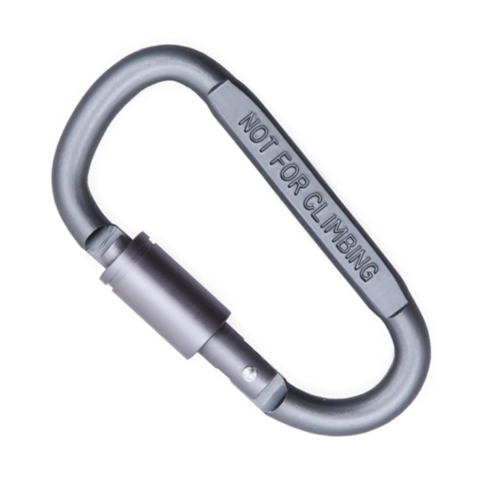 Mousqueton à anneau en D avec  - Carabiner Locking D avis et prix