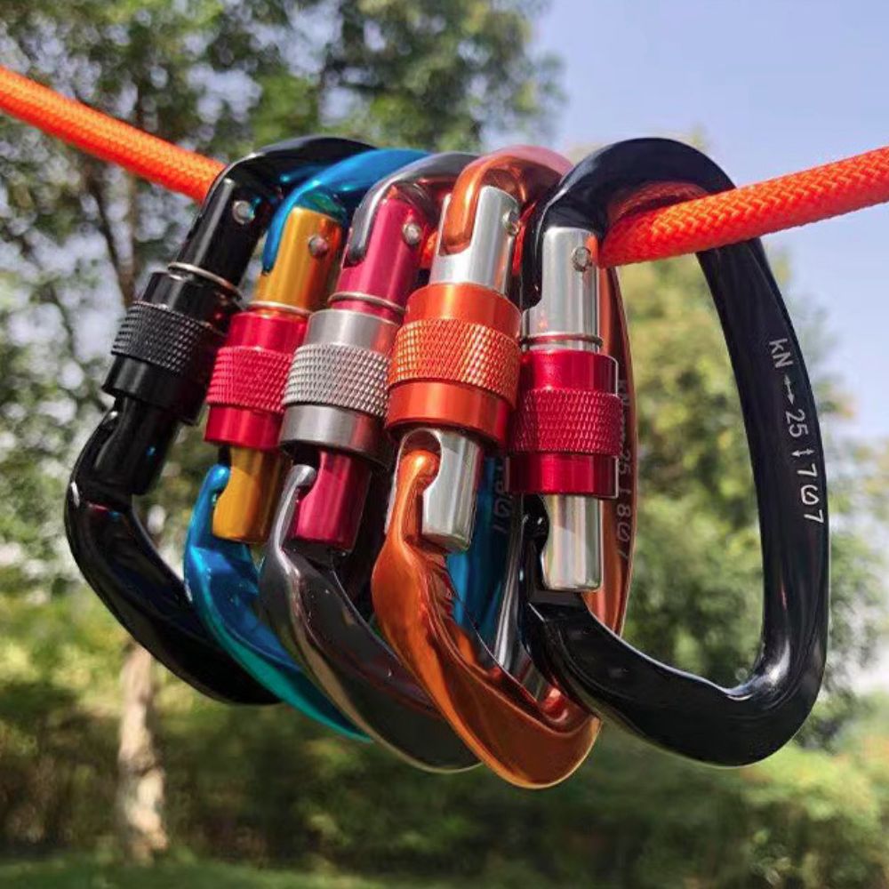 Mousqueton d'escalade en forme - Carabiner Locking D avis et prix