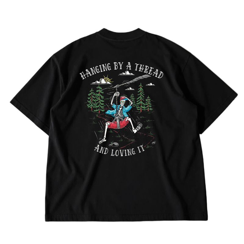 T-shirt graphique Salty Bones  - Outdoor Adventure Zipline avis et prix