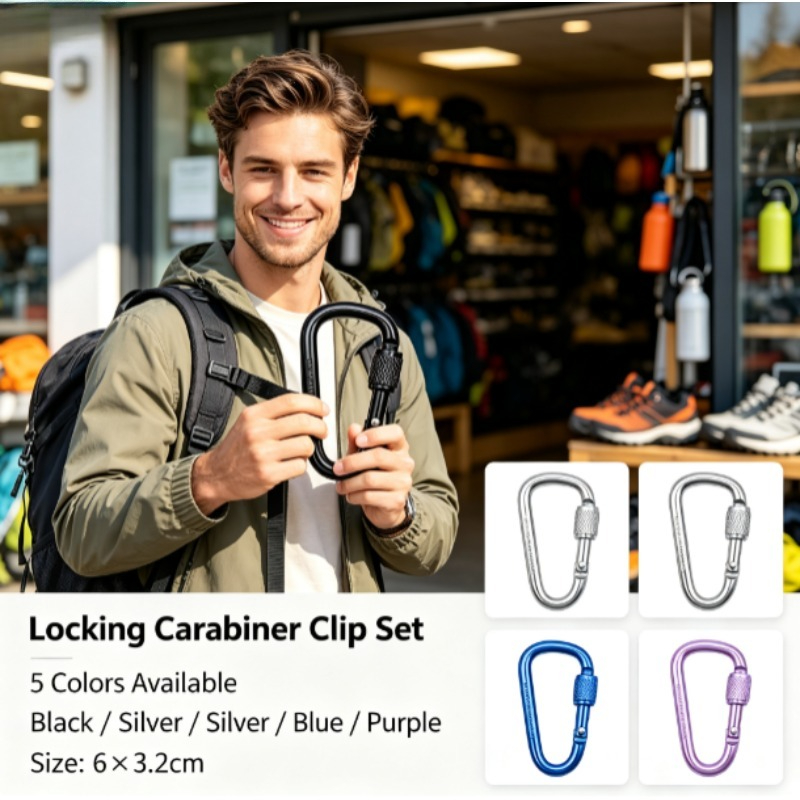 Mousqueton en alliage d'alumin - Carabiner Locking D avis et prix
