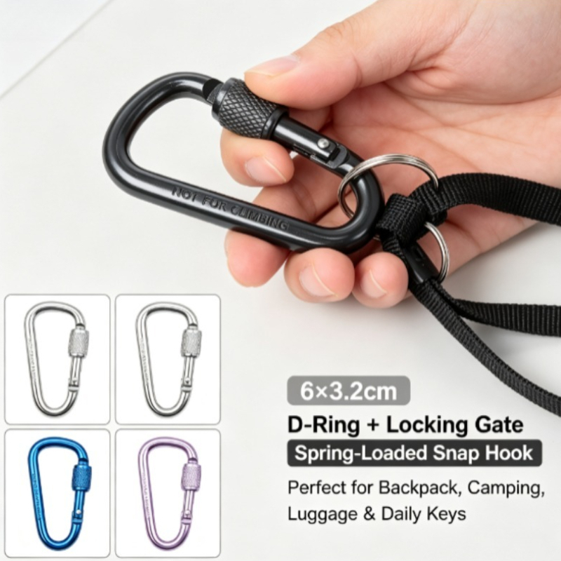 Mousqueton en alliage d'alumin - Carabiner Locking D avis et prix