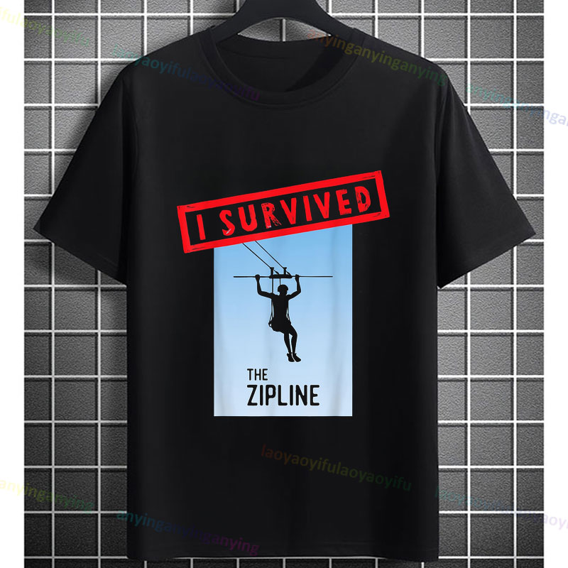 T-shirt graphique d'aventure d - Outdoor Adventure Zipline avis et prix