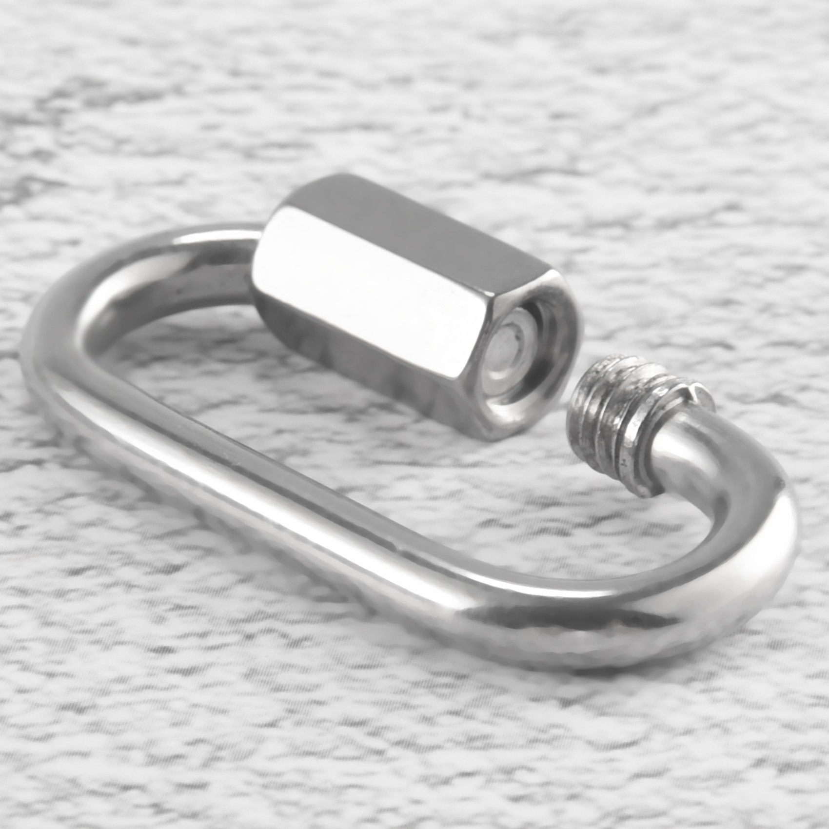 Connecteur de chaîne en acier  - Carabiner Locking D avis et prix